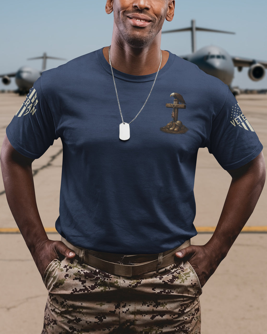 Veteran By Duty All Over Print T-Shirt