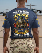 Once A Marine By Duty Forever A Warrior Of Christ By Faith T-Shirt