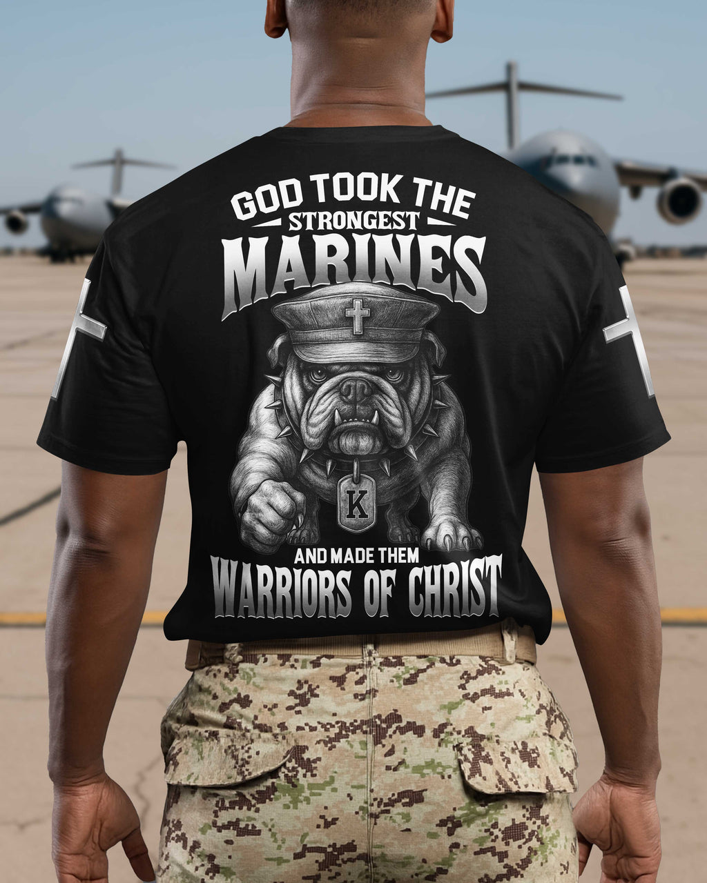 God Took The Strongest Marines And Made Them Warriors Of Christ T-Shirt