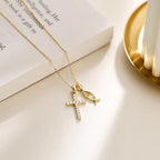 Blessed Cross & Fish Necklace