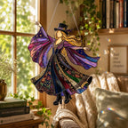 💥💃 Stevie Nicks 🤘 Handgemachter Buntglas-Sonnencatcher zum Drehen
