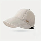 Women's UPF 50+ Wide Brim Sun Visor Hat for Ponytails