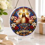 America 250th Anniversary Acrylic Puzzle Hanging Ornament
