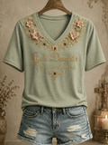 Women's God's Daughter Print T-shirt