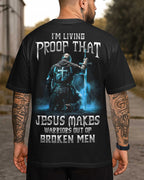Jesus Makes Warriors Out Of Broken Men T-Shirt