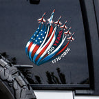 Amerika 250. Jubiläum Aufkleber 1776-2026 Patriotische USA Flagge Auto Fenster Aufkleber