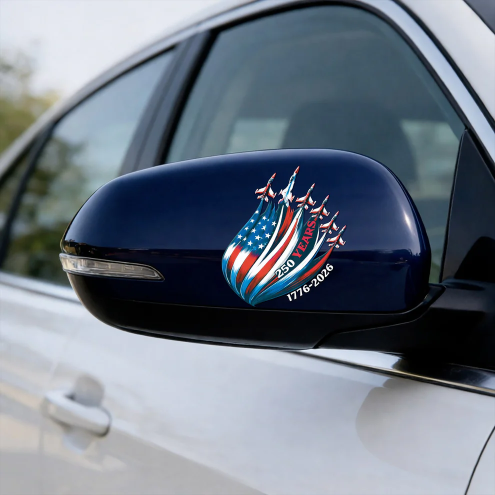 🔥 ZEITLICH BEFRISTETES ANGEBOT – Patriotischer Aufkleber zum 250. Jubiläum der USA-Kampfflugzeuge