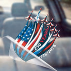 Amerika 250. Jubiläum Aufkleber 1776-2026 Patriotische USA Flagge Auto Fenster Aufkleber