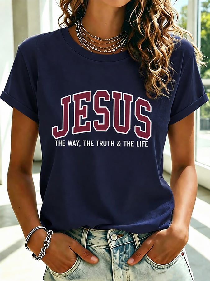 Women's  Faith  Printing  Top