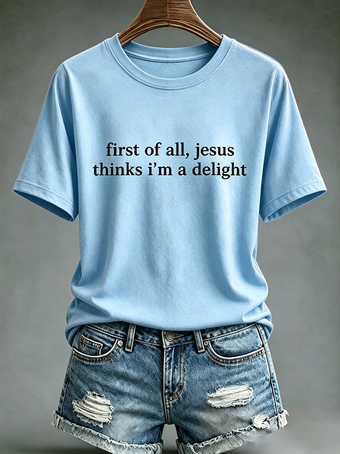 Women's  Faith Cross  Jesus The Way, The Truth & The Life Print Top