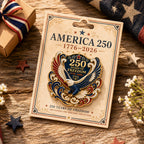 America 250 Adlerbrosche – 1776–2026 Patriotische Gedenkanstecknadel