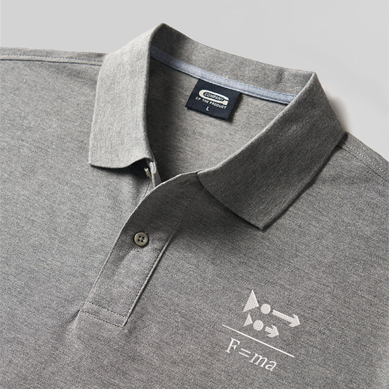 Polo brodé Push Geek de Newton