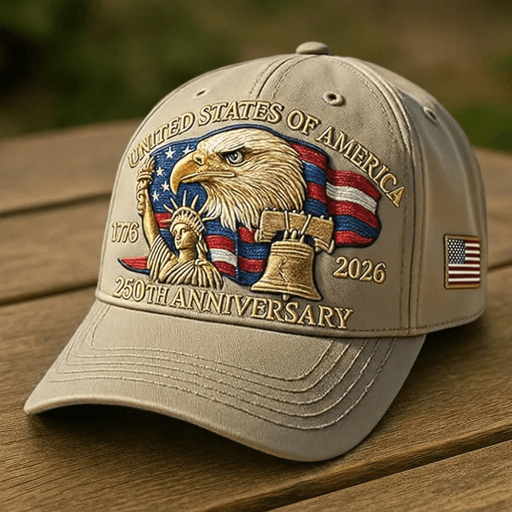 La série de casquettes du 250e anniversaire des États-Unis