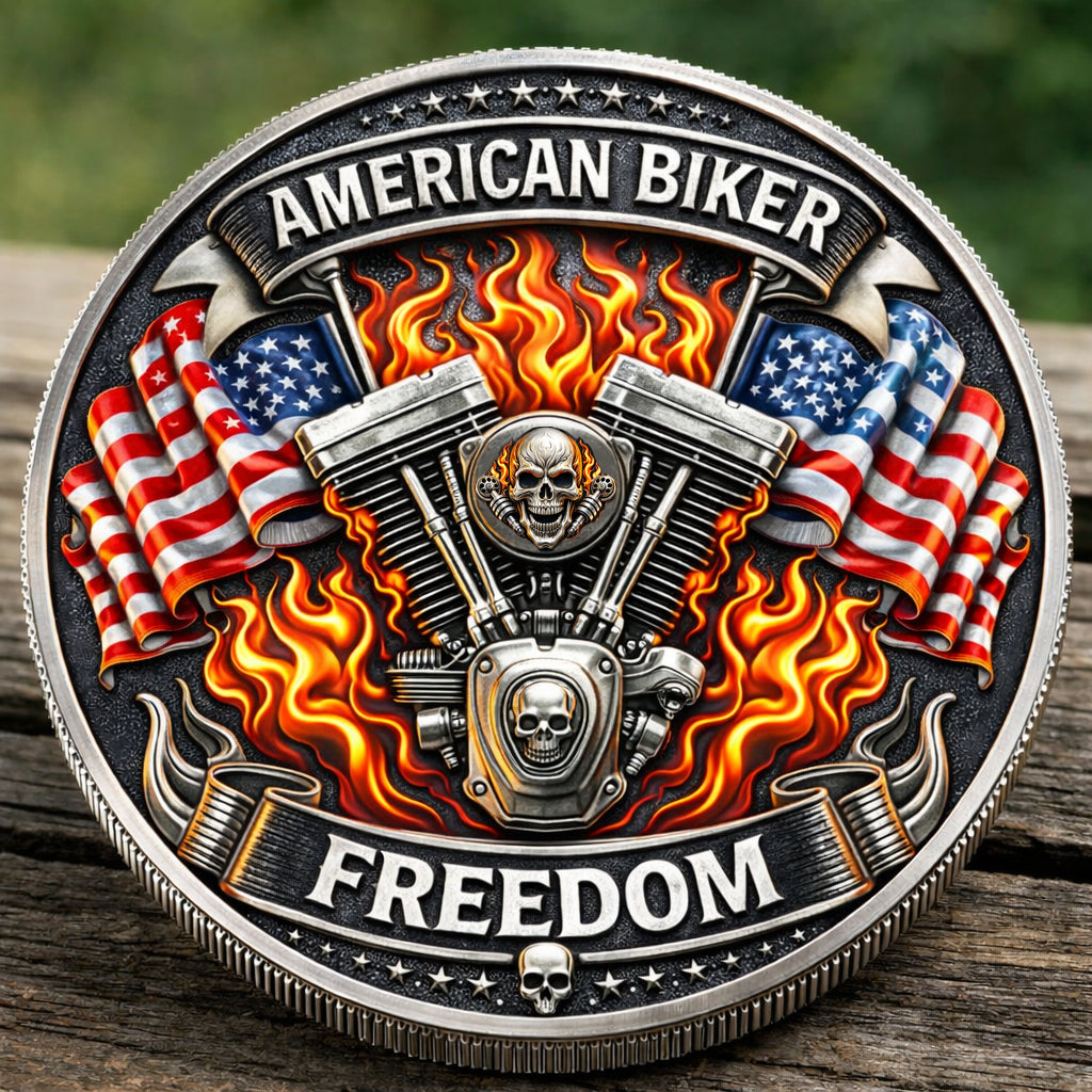 🏆Flash Sale 60% RABATT - Die Gedenkmünze der Freiheit für Biker
