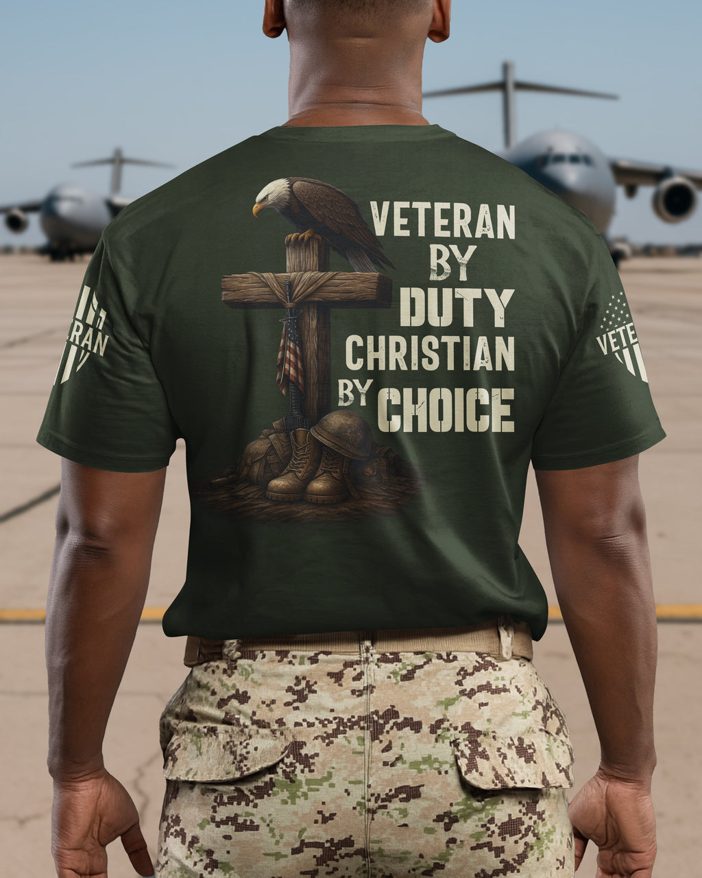 Veteran By Duty All Over Print T-Shirt