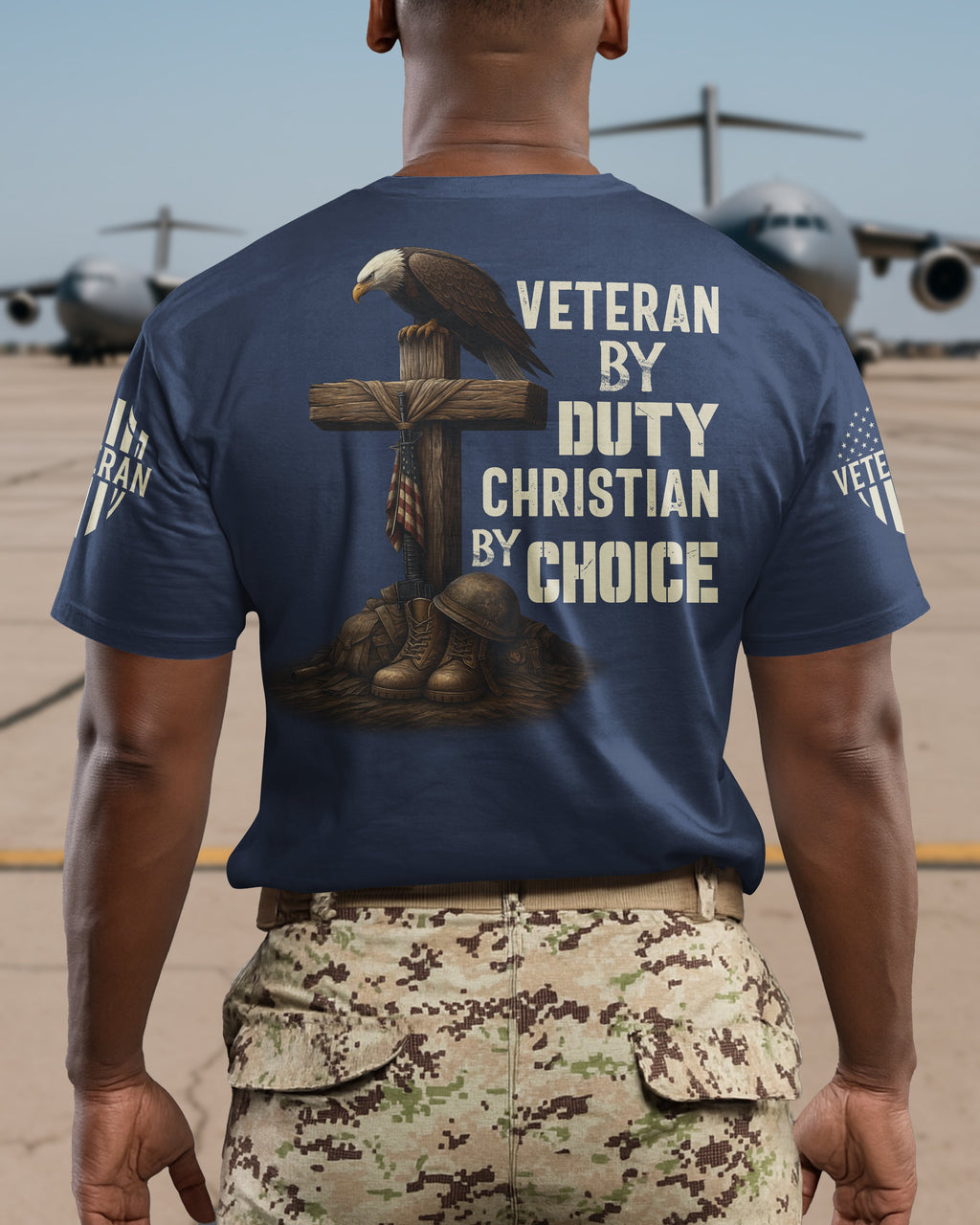 Veteran By Duty All Over Print T-Shirt