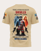 The Strongest Skulls Wear The Cross T-Shirt