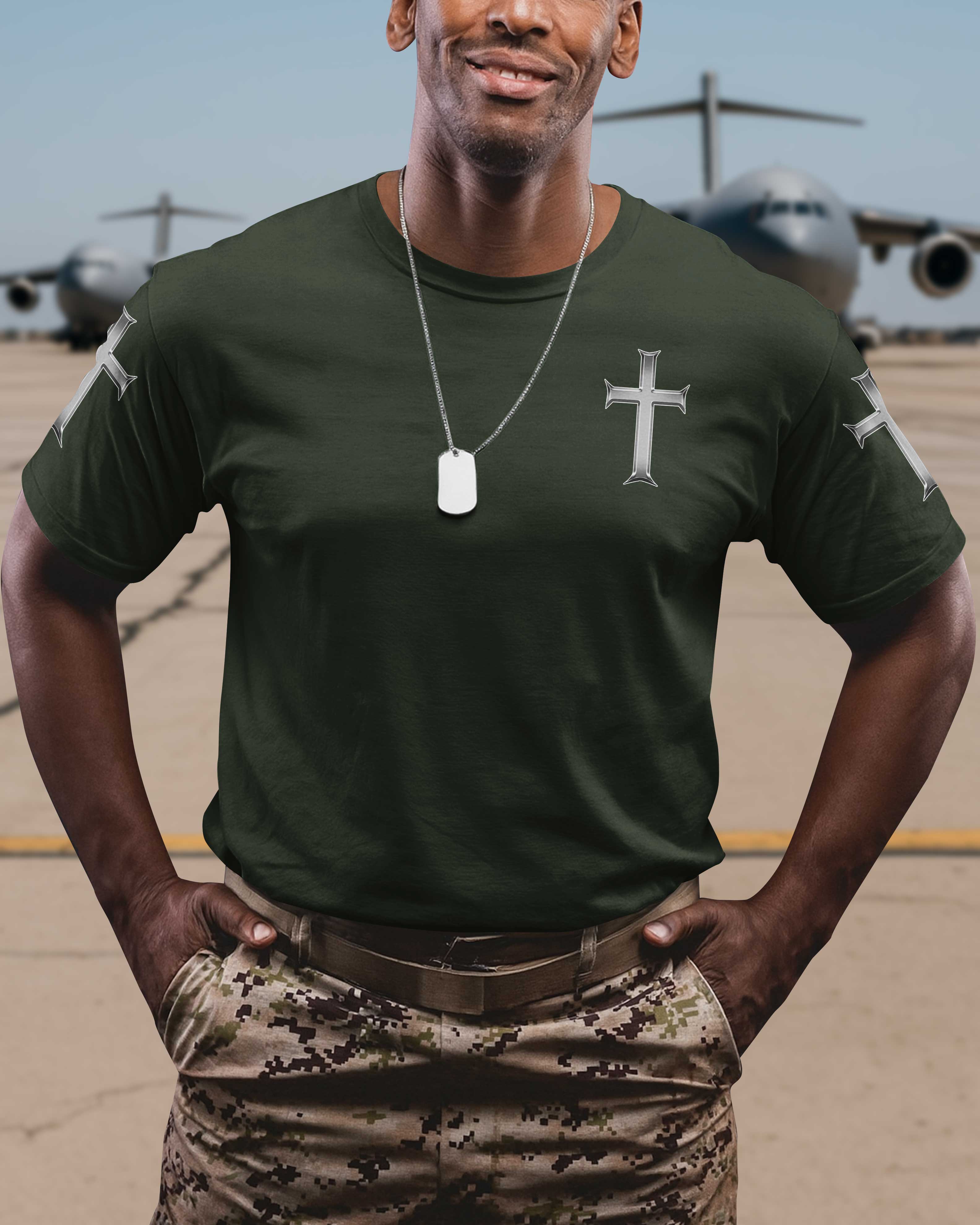 Trained By The Corps Redeemed By The Cross T-Shirt