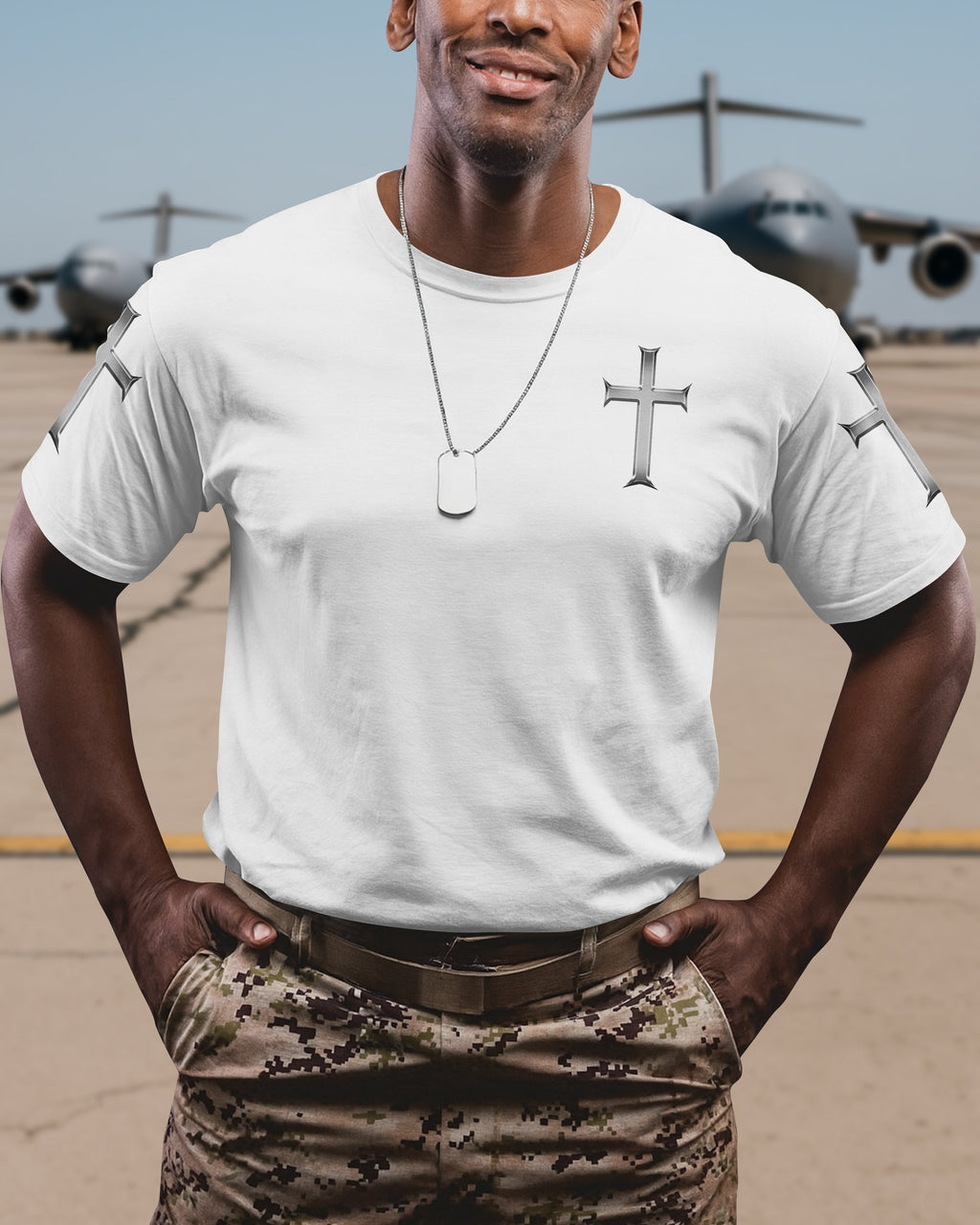 Trained By The Corps Redeemed By The Cross T-Shirt