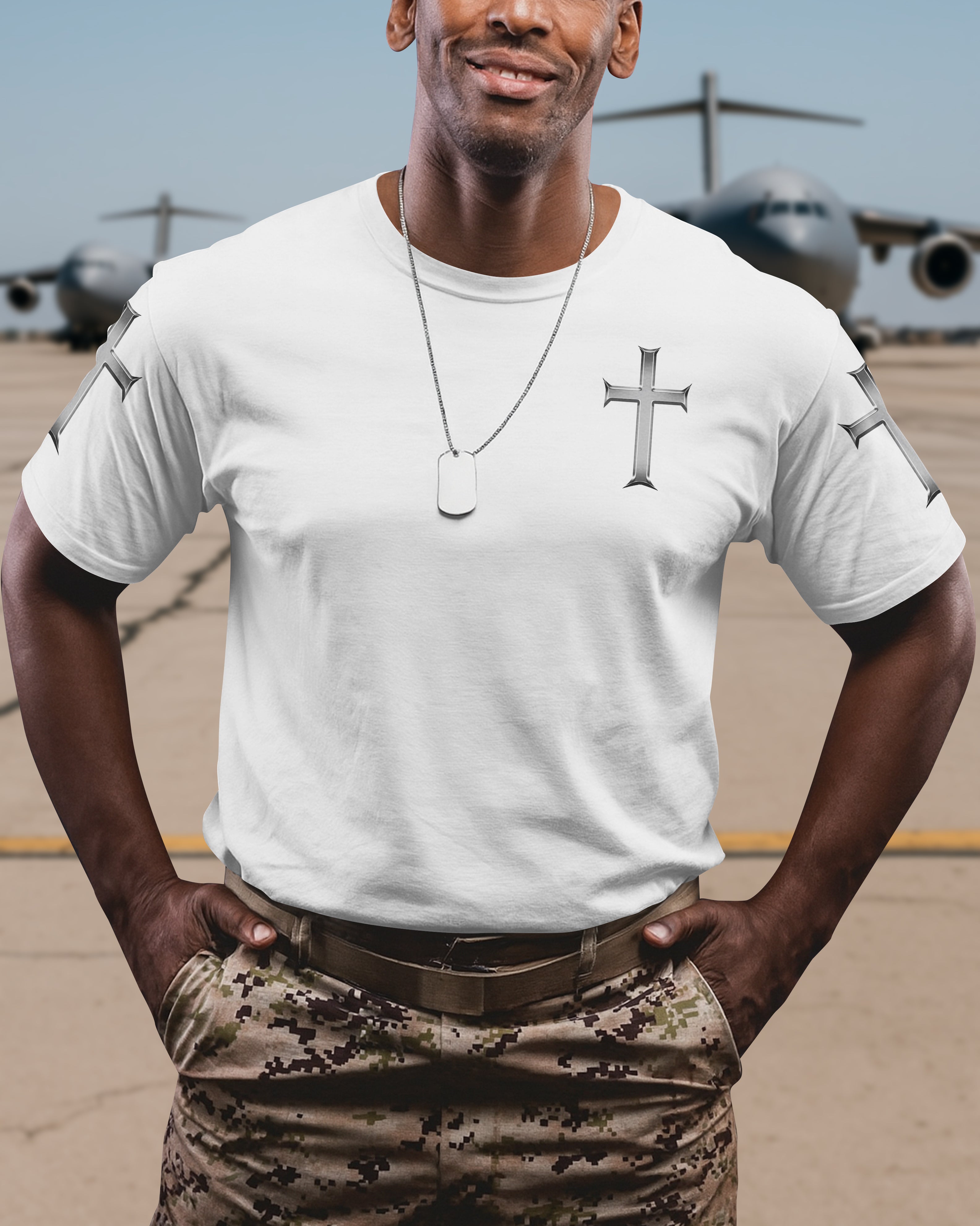Trained By The Corps Redeemed By The Cross T-Shirt