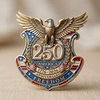 US 250th Anniversary Brooch Pin