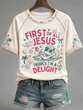 Women's Faith Printing  T-Shirts