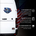 USA 250th Anniversary Eagle Decal – United States of America 1776–2026 Patriotic