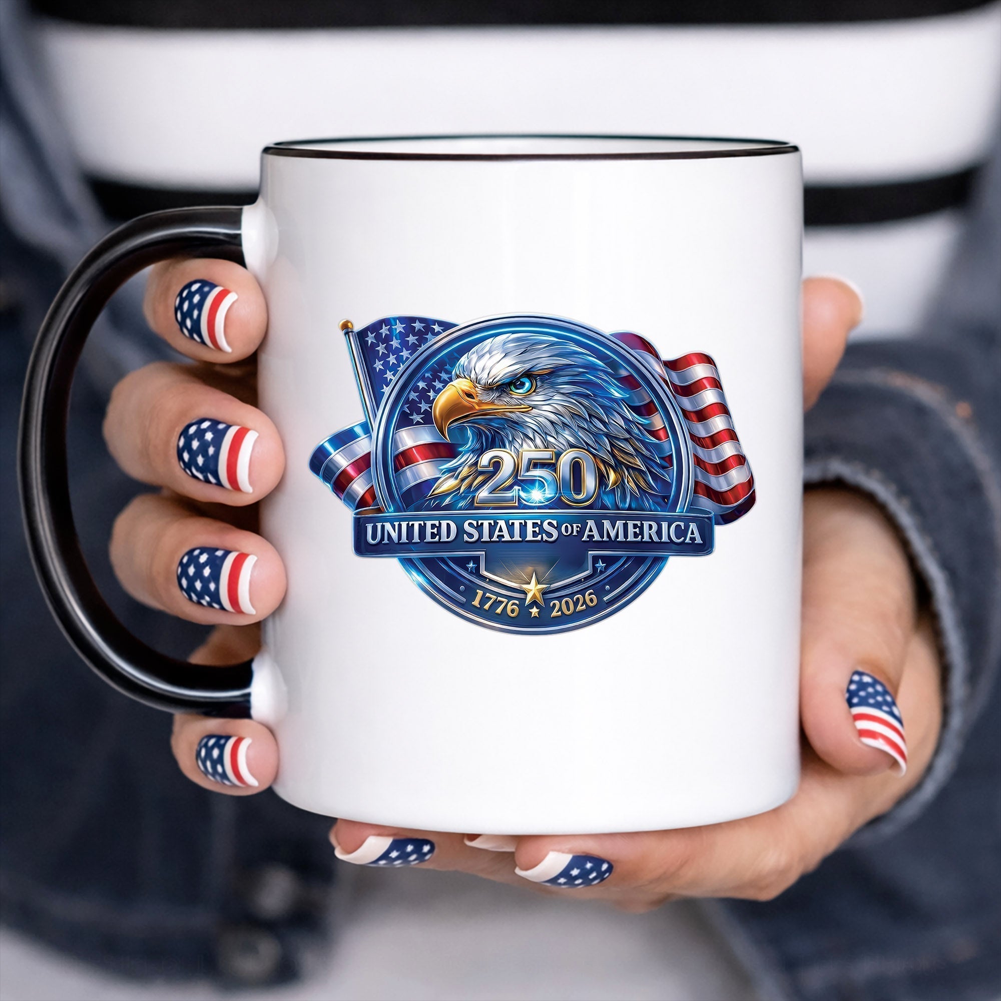 USA 250th Anniversary Eagle Decal – United States of America 1776–2026 Patriotic