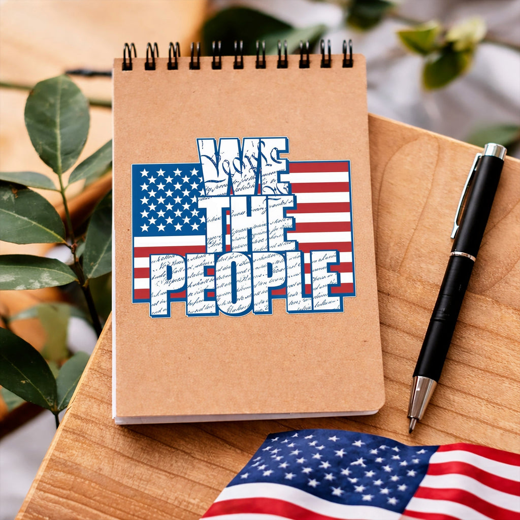 We the People 250th Anniversary Decal – USA Flag, 1776-2026 Sticker