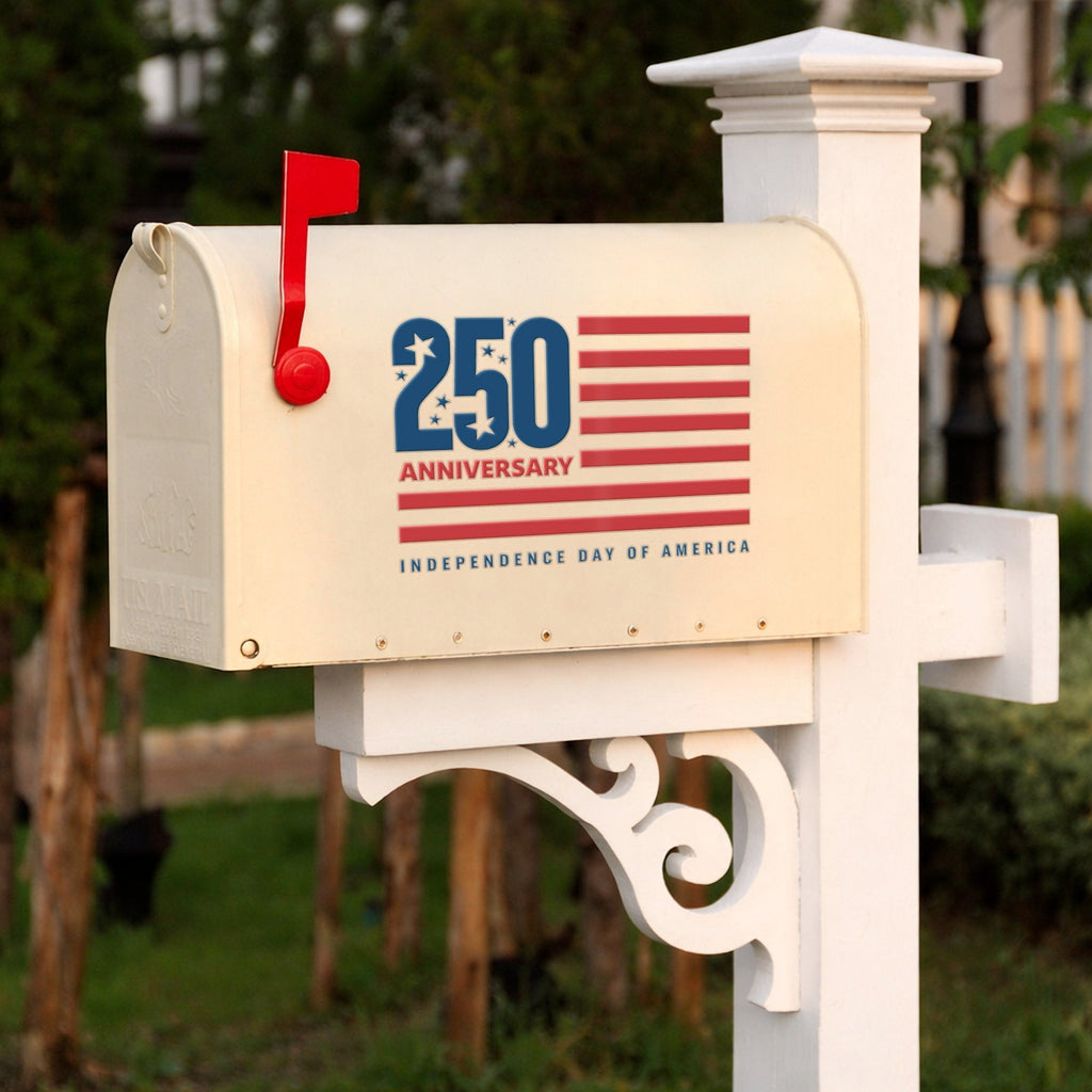 Independence Day 250th Anniversary Decal USA Flag Sticker 1776-2026
