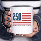 Independence Day 250th Anniversary Decal USA Flag Sticker 1776-2026