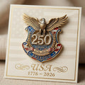 US 250th Anniversary Brooch Pin