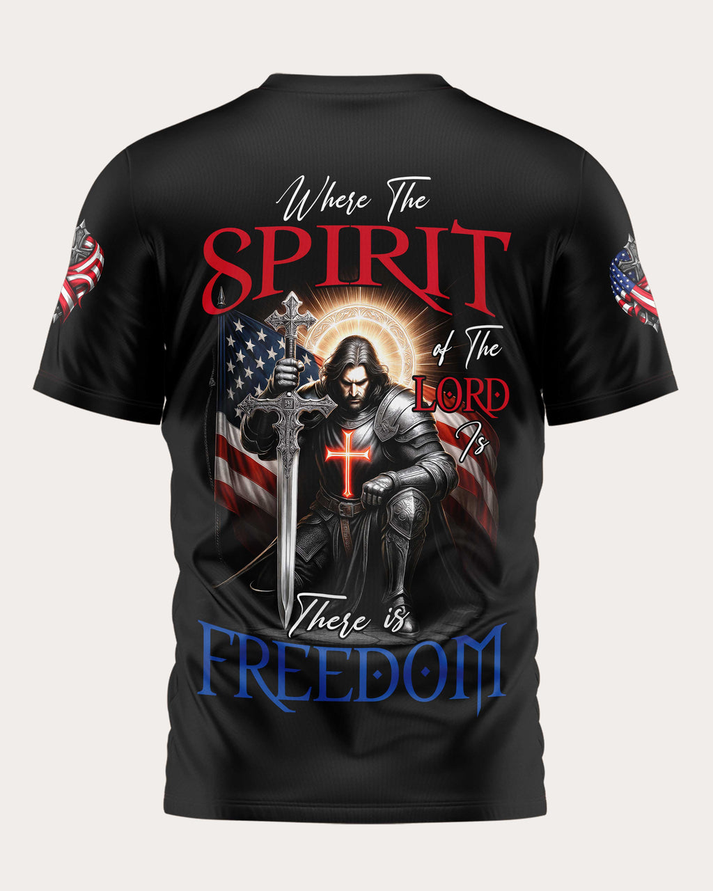 Where The Spirit of The Lord Is All Over Print T-Shirt