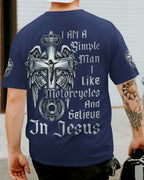I Am A Simple Man All Over Print T-Shirt