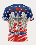 One Nation Under God All Over Print T-Shirt