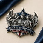 Gedenkabzeichen für Frauen im Militärdienst – Militärische Gedenkbrooch