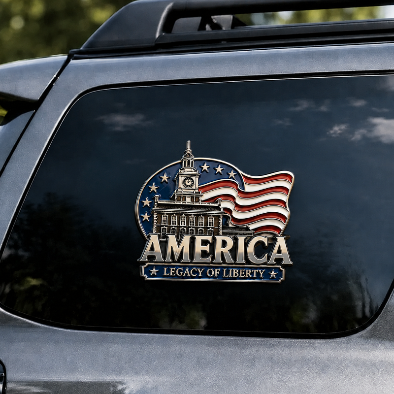 U.S. 250th Anniversary Patriot Car Emblem