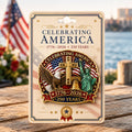 Amerika 1776–2026 Brosche