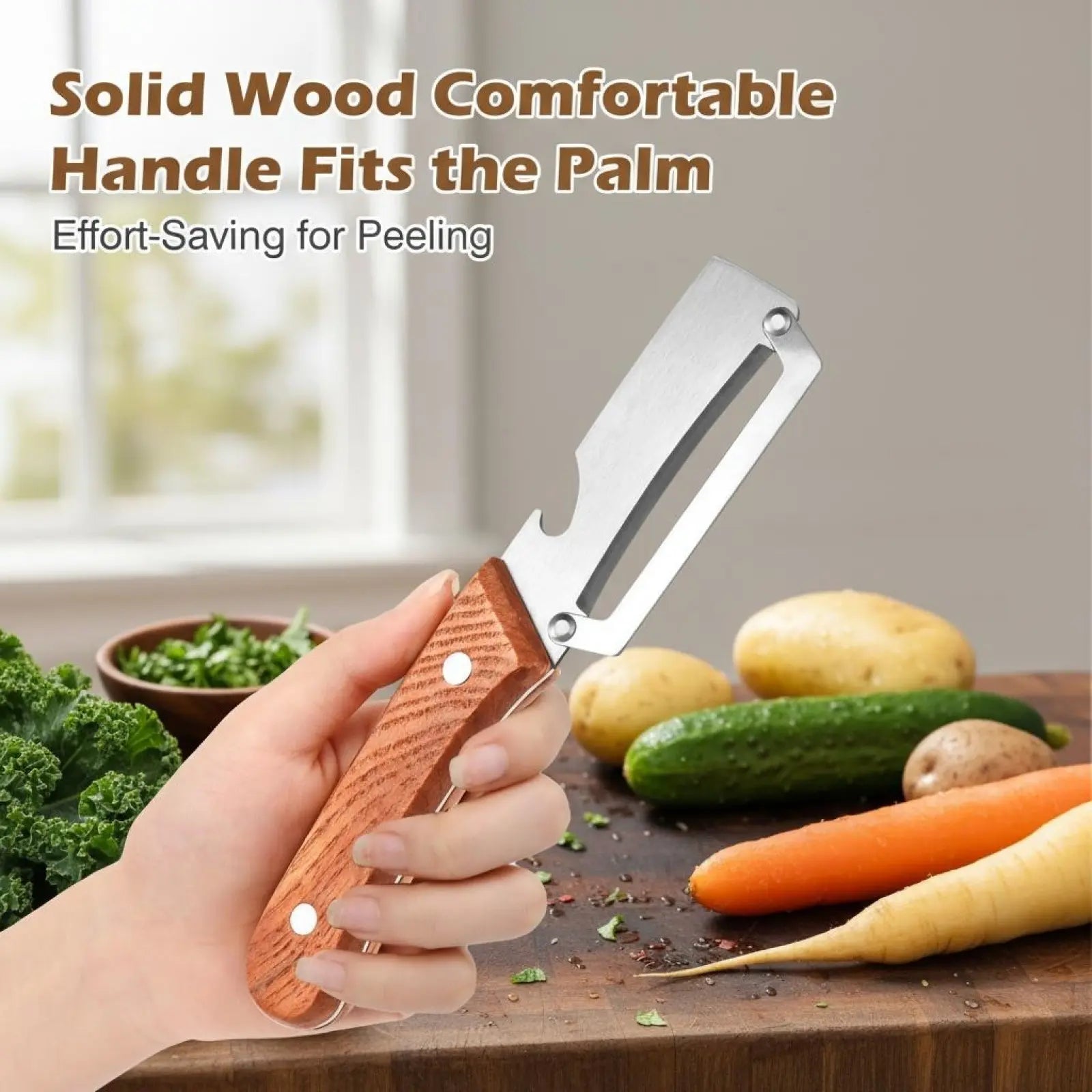 Fruit & Vegetable Peeler with Bottle Opener