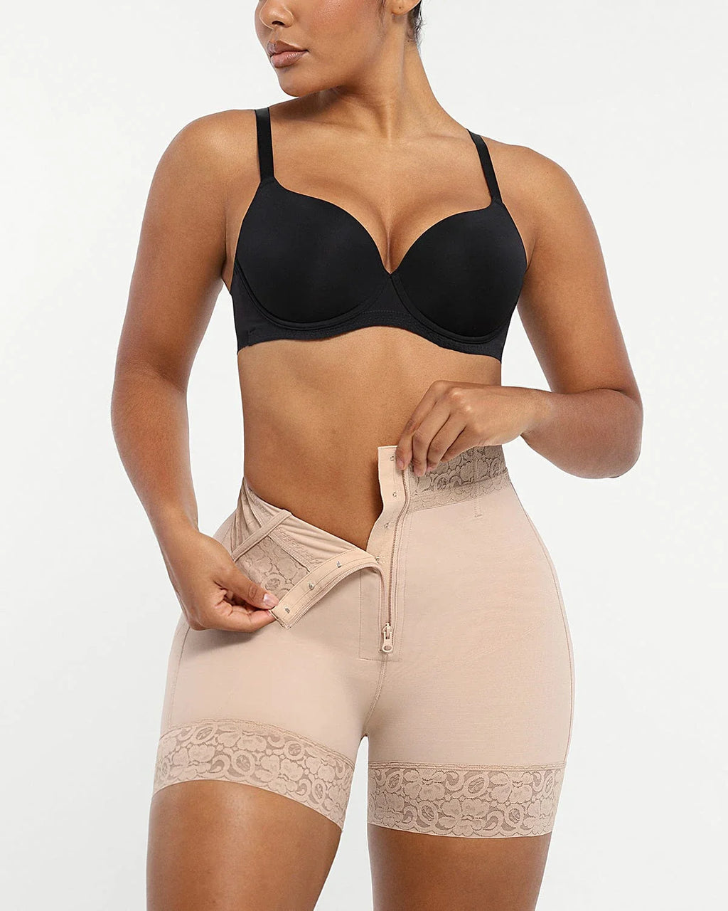 Mid-Rise Steel Boned Butt-Lifting Short