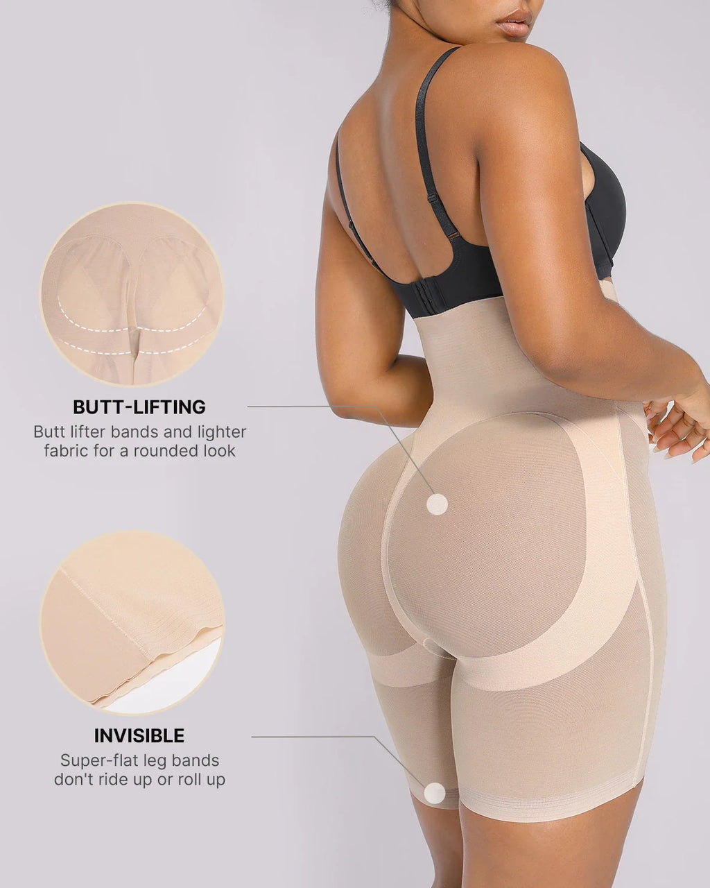 High-Waisted Mid Thigh Short