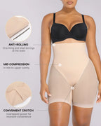 High-Waisted Mid Thigh Short