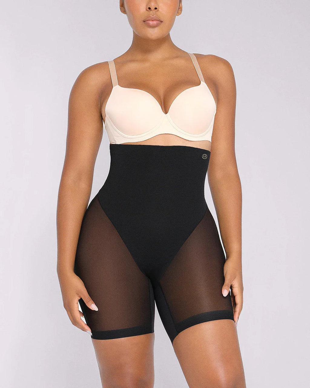 High-Waisted Mid Thigh Short