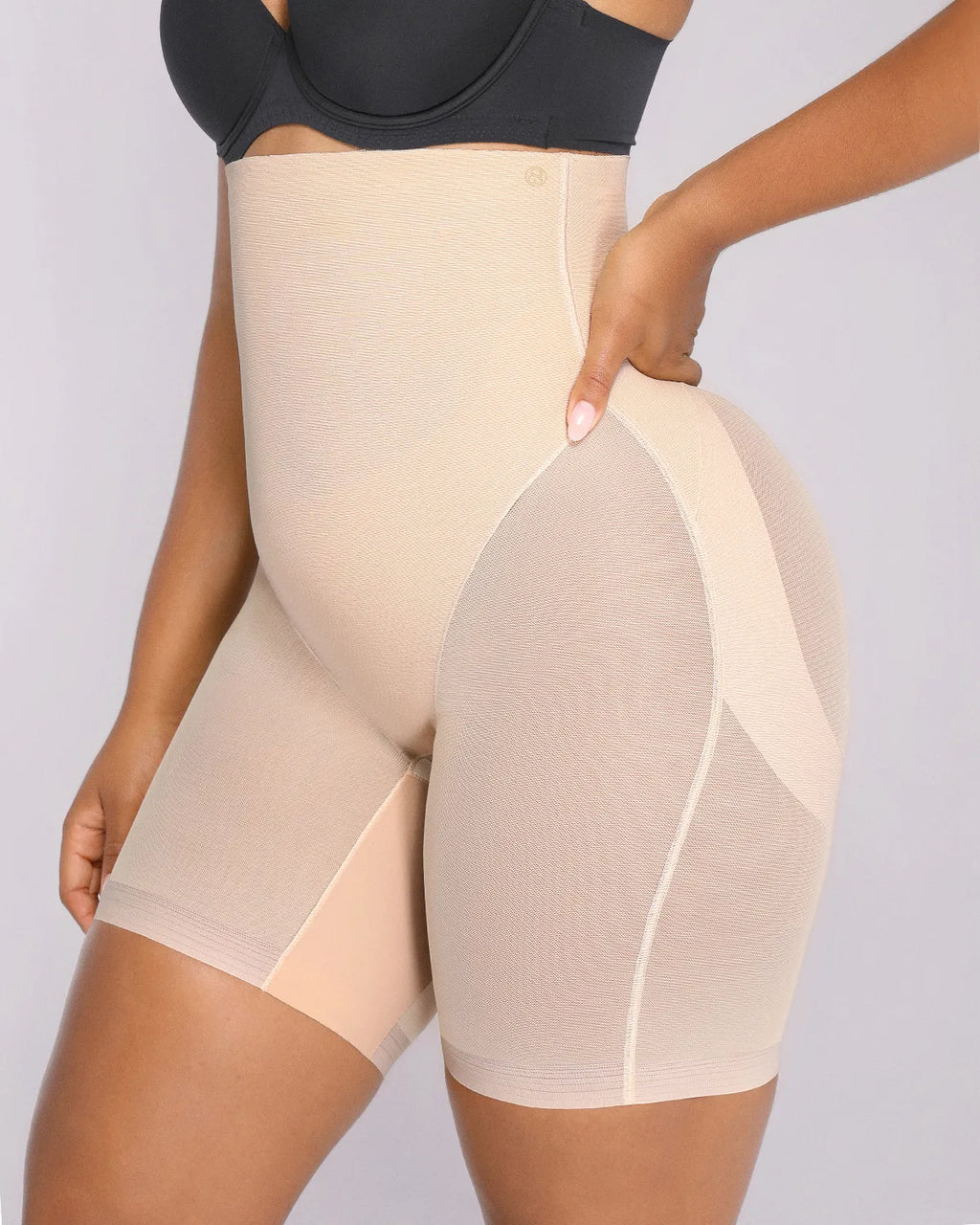 High-Waisted Mid Thigh Short