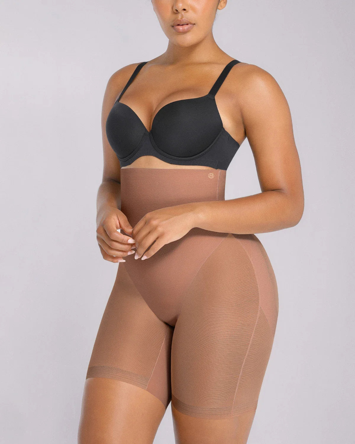 High-Waisted Mid Thigh Short