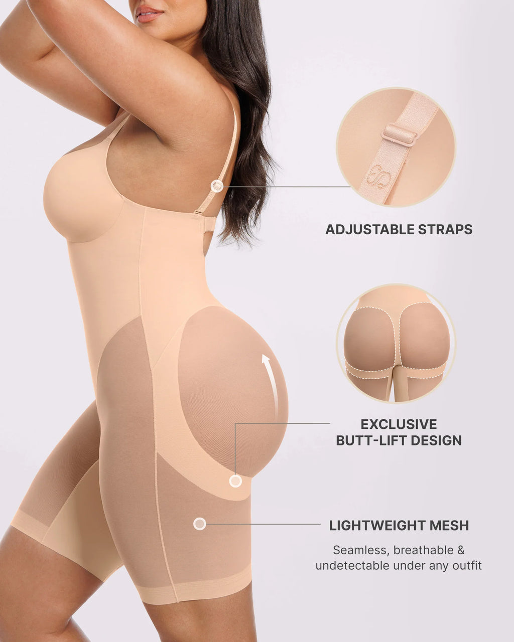 Low Back Mid Thigh Bodysuit