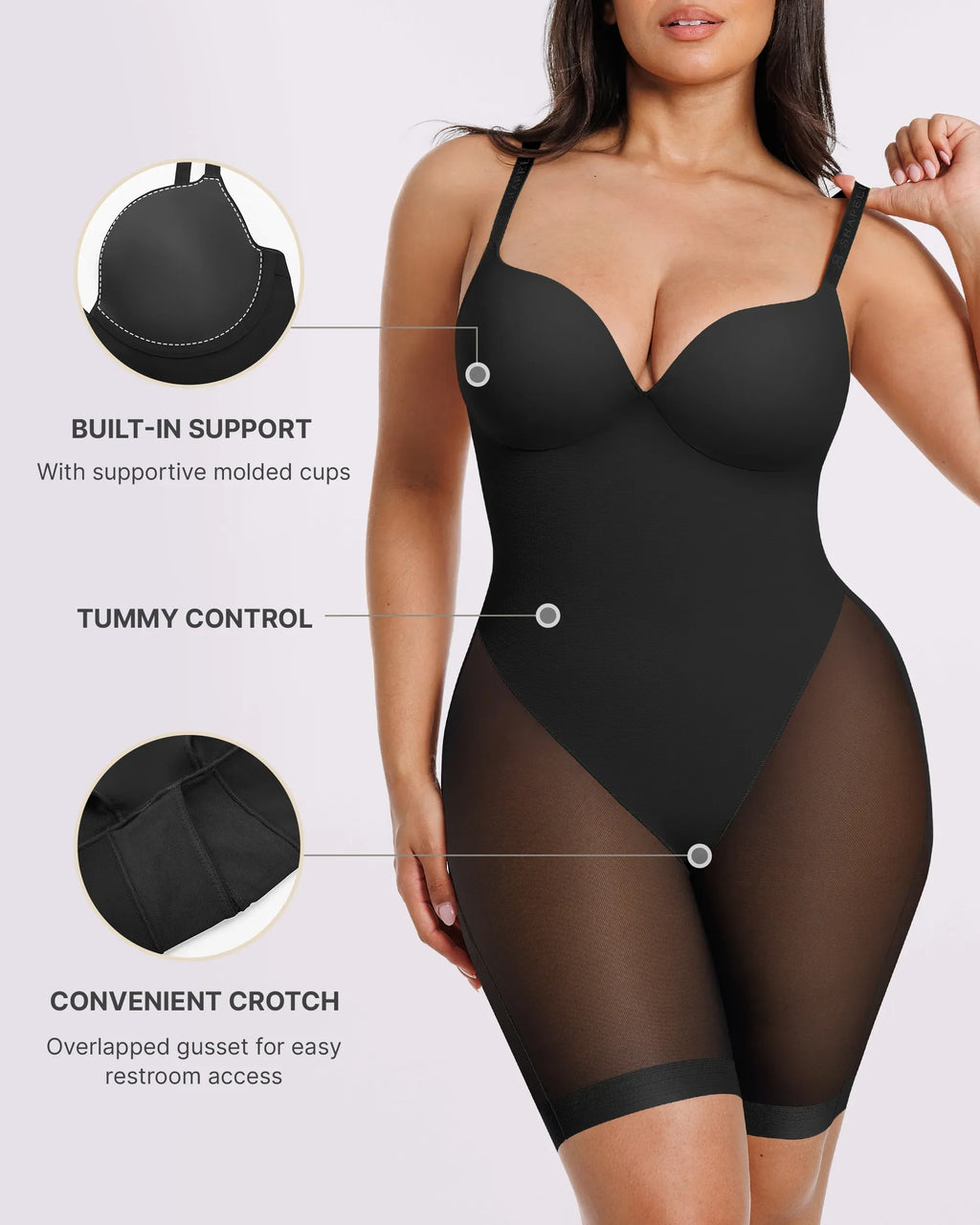 Low Back Mid Thigh Bodysuit