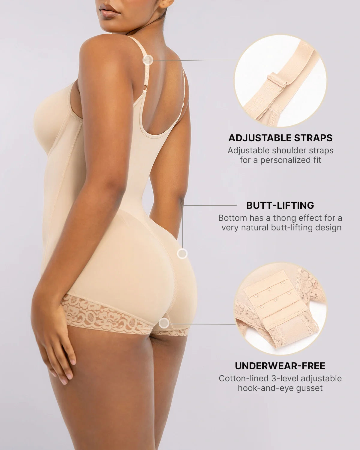 ™ AirSlim® Hourglass Full Body Brief Bodysuit