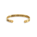 Schönes Mädchen, du schaffst schwere Dinge Manschettenarmband