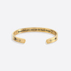 Schönes Mädchen, du schaffst schwere Dinge Manschettenarmband